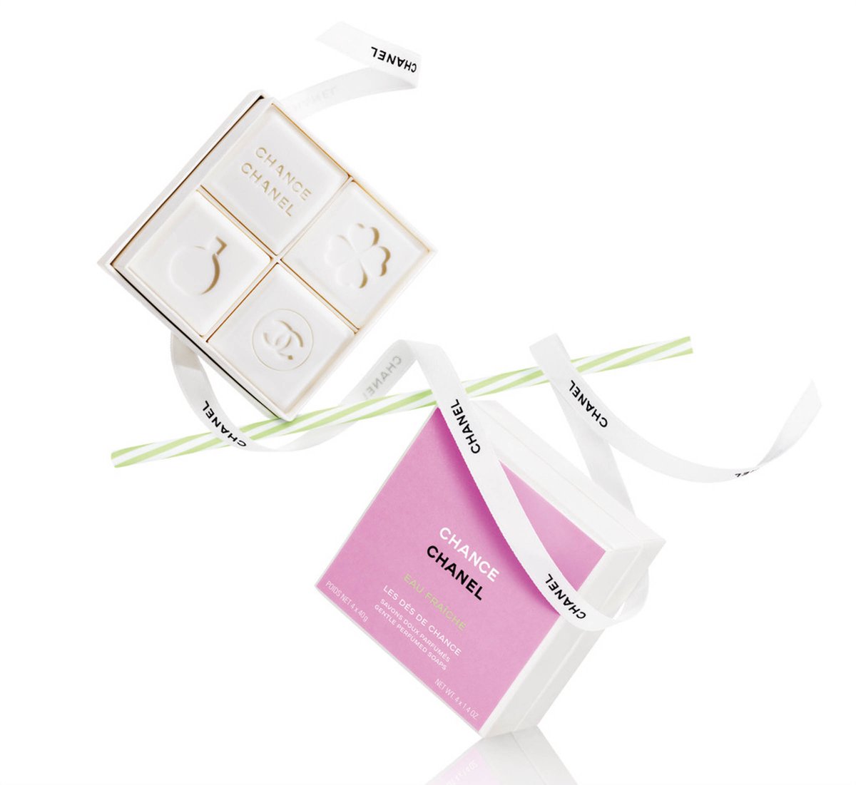 シャネル「チャンス オー フレッシュ」の限定石けんが登場 ダイス型の