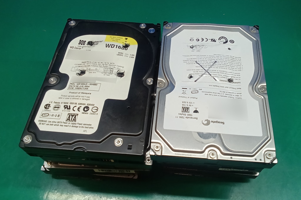 サポート事例 ハードディスク破壊、データ消去依頼 デジタルドック富山