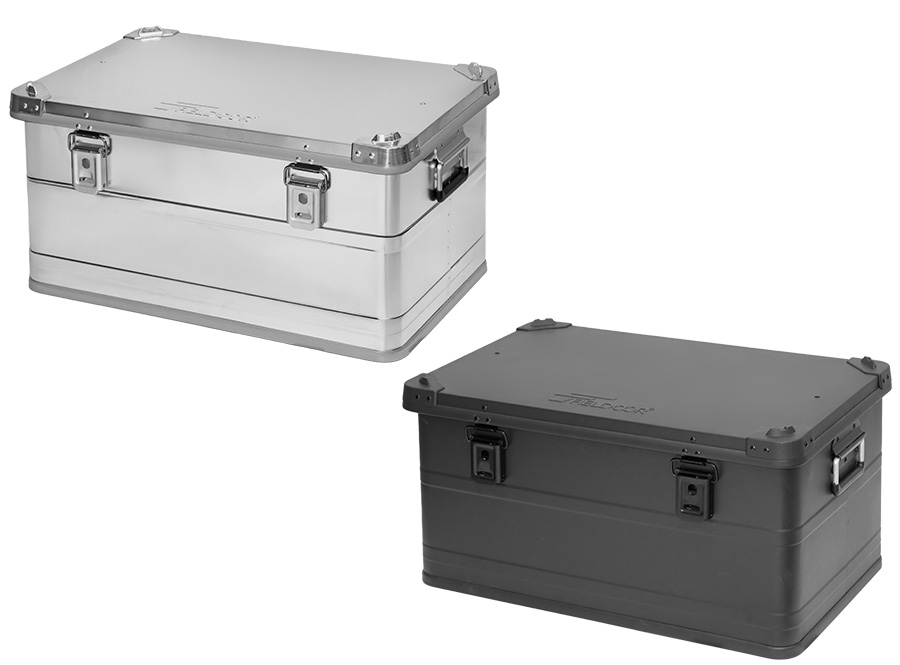 FIELDOOR（フィールドア） | アルミコンテナボックス ブラック S/M/L