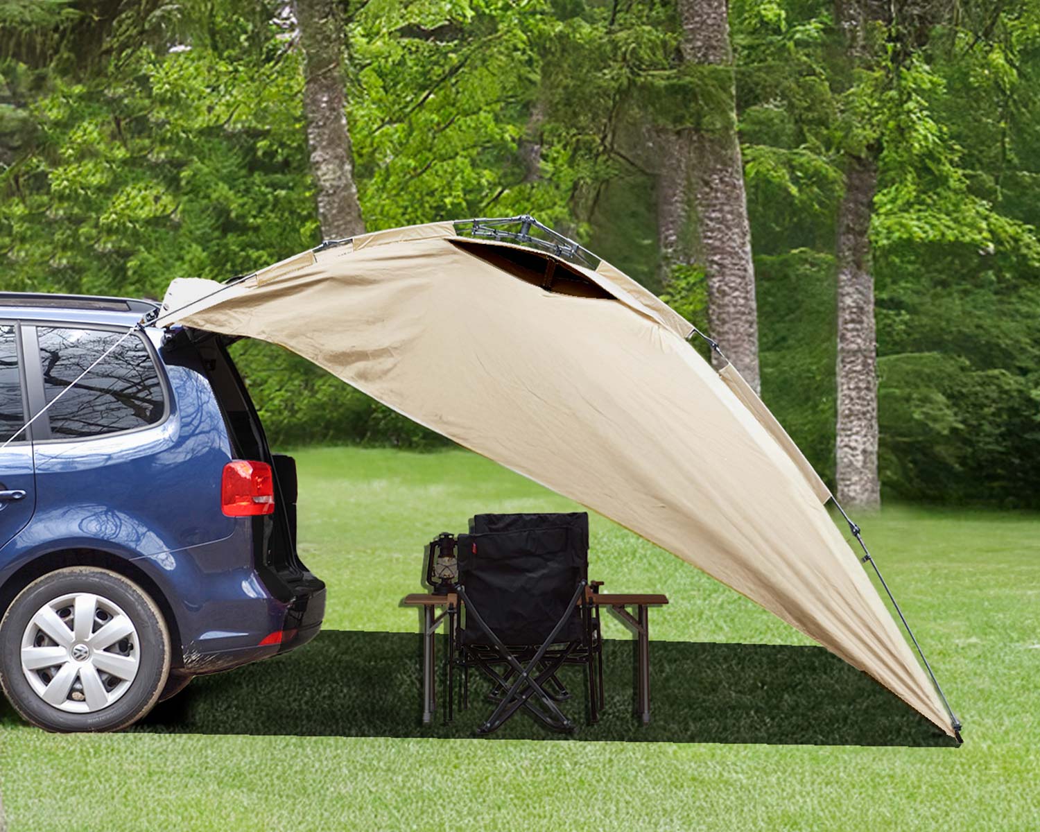 FIELDOOR（フィールドア） | ワンタッチカーサイドタープ 遮光PU