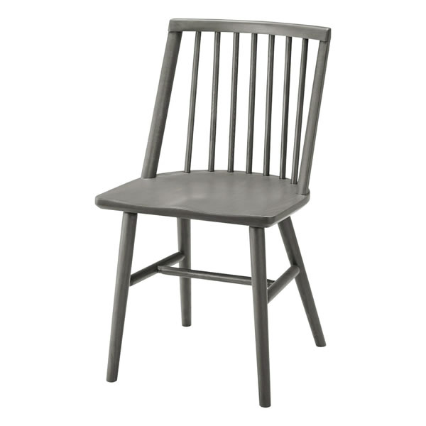 天然木アッシュ ダイニングチェア DC-116A (ナチュラル/ウッディグレー