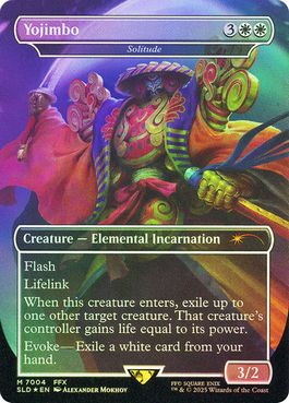 テクスチャー・Foil】(049)□ボーダーレス□《孤独/Solitude》[SPG] 白