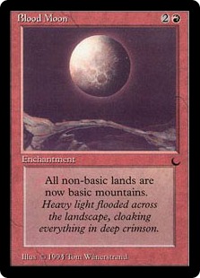 血染めの月/Blood Moon》[DRK] 赤R | 日本最大級 MTG通販サイト