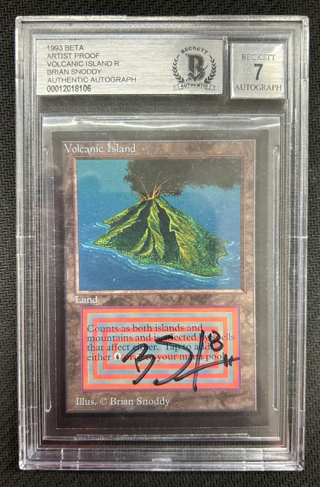 委託商品】【EN】《Volcanic Island》 ※アーティストプルーフ サイン7