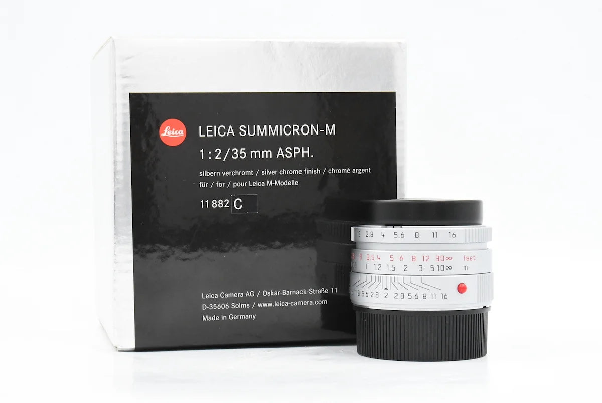 Leica Summicron 35mm F2 ASPH Silver 6Bit SN. 4218293 – FILMCAMERA