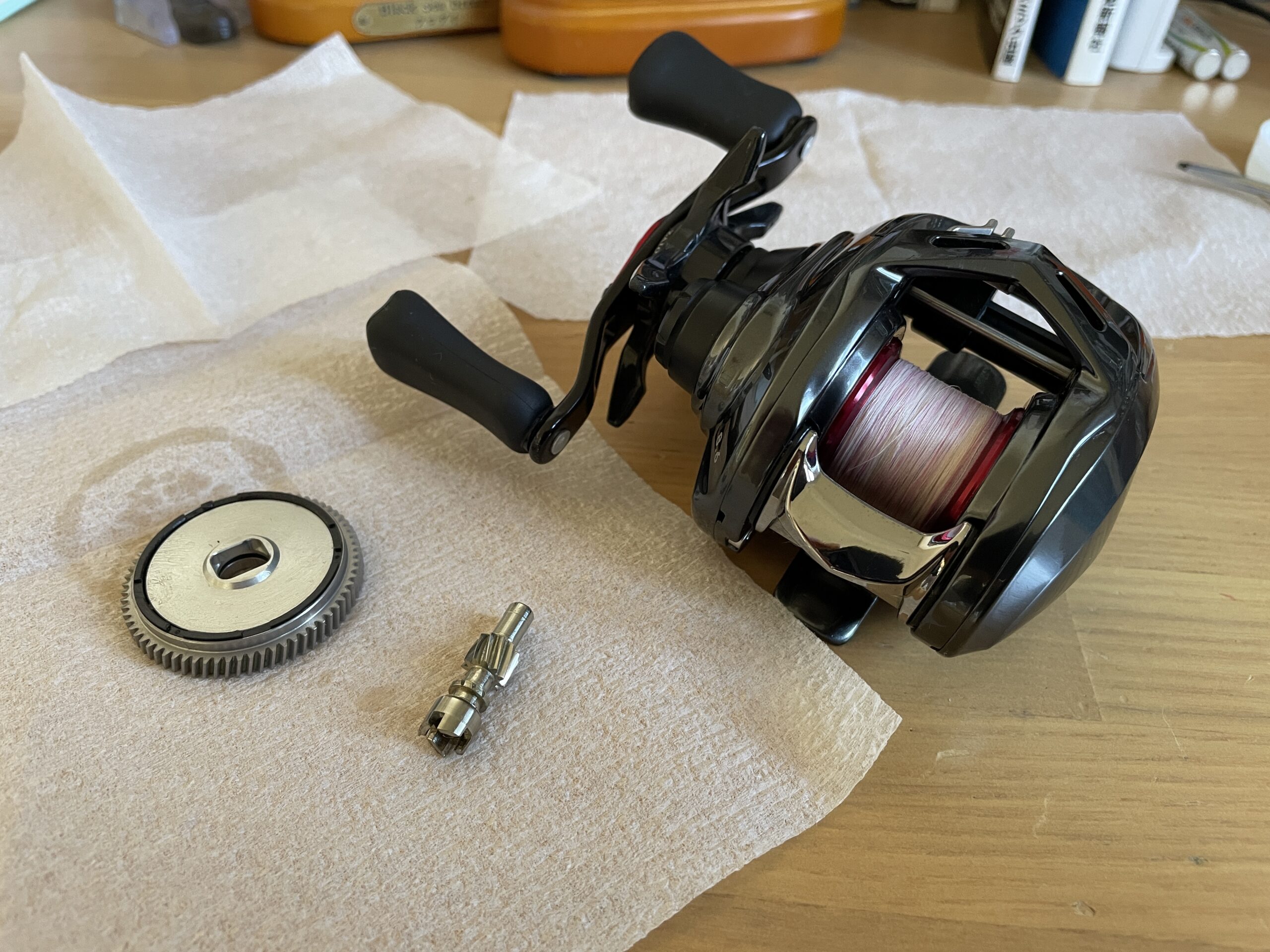 アルファス AIR TW 8.6Lをローギア化 スティーズ CT 700HLのギアを移植