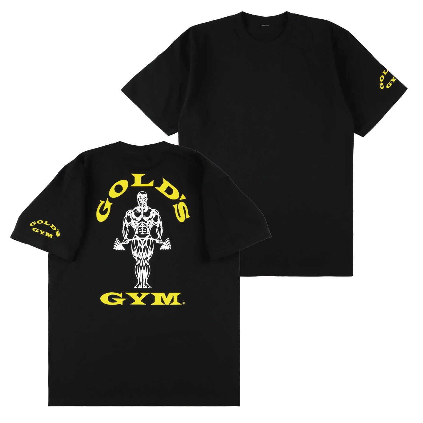 GOLD'S GYM (ゴールドジム) G2270 バックプリントロゴT – フィットネス