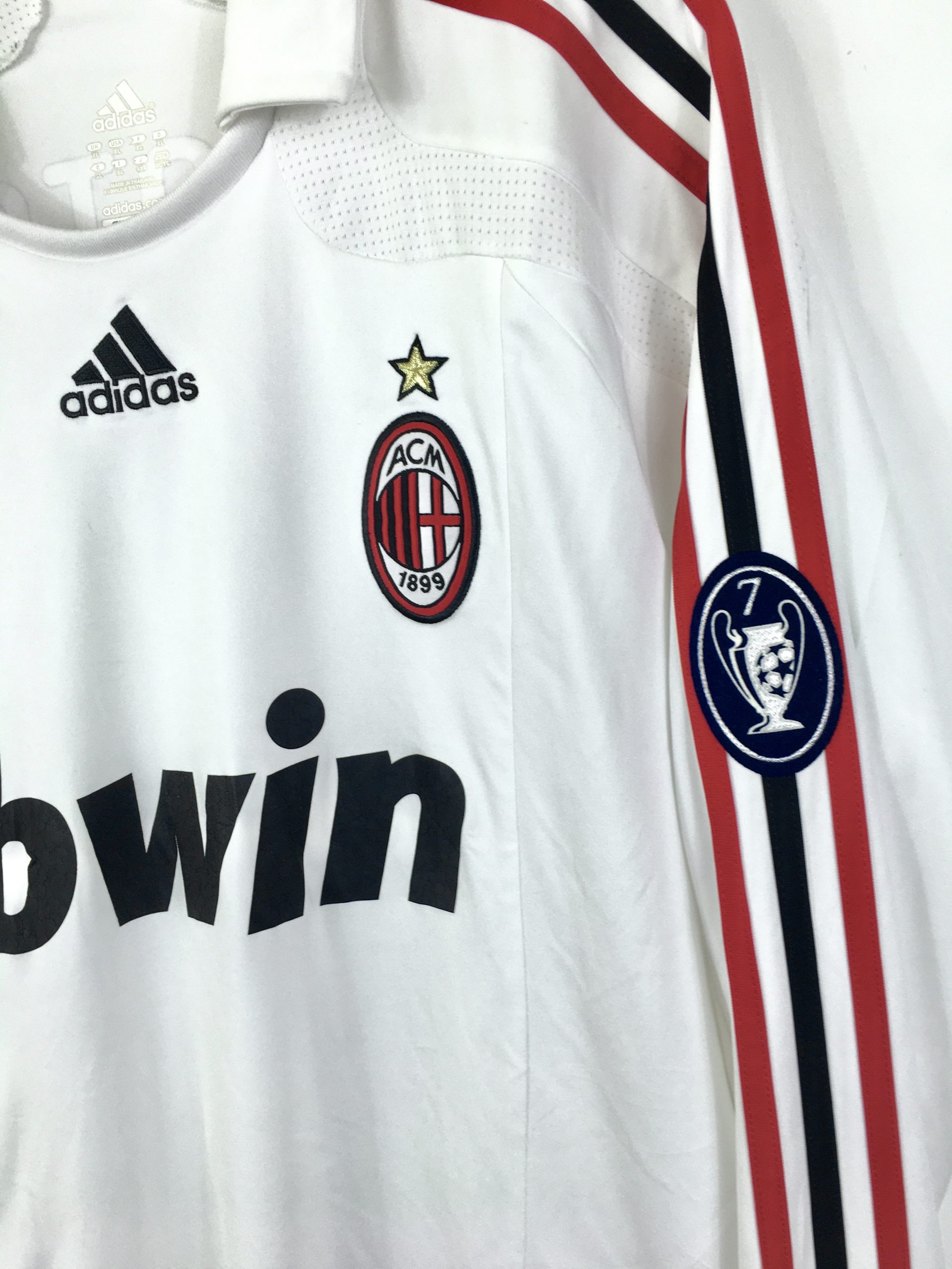 Match worn/issued AC Milan L/S away shirt 2007-2008 by Alexandre
