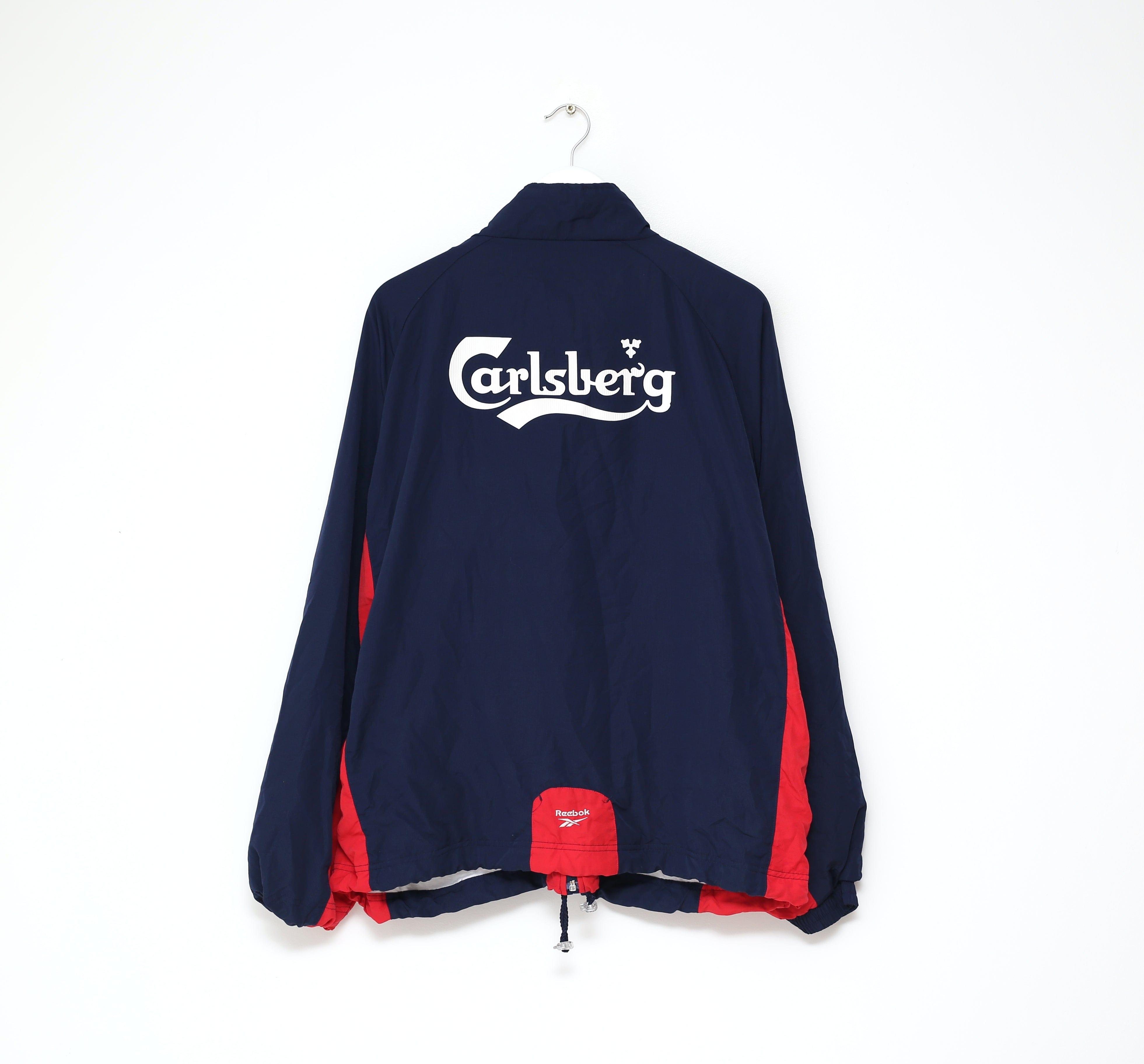 2000/02 LIVERPOOL Vintage Reebok Football Jacket Track Top (XXL