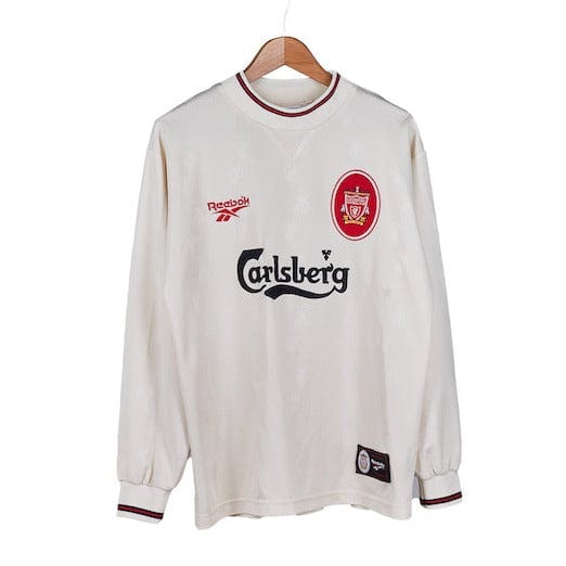 1996-97 Liverpool Away Reebok long sleeve shirt M (Excellent