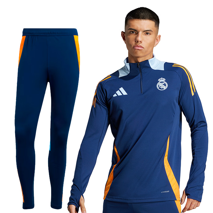 レアルマドリード 24-25 TIRO24 1/4 ZIPトレーニング トップ長袖