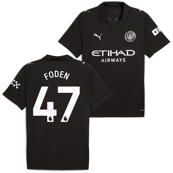 マンチェスターシティ 25-26 アウェイ 半袖 ユニフォーム No.47