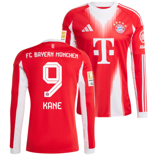 バイエルンミュンヘン 25-26 ホーム 長袖 ユニフォーム No.6 キミッヒ+