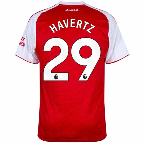 アーセナル 25/26 カイ・ハヴァーツ 公式ユニフォーム ホーム 半袖