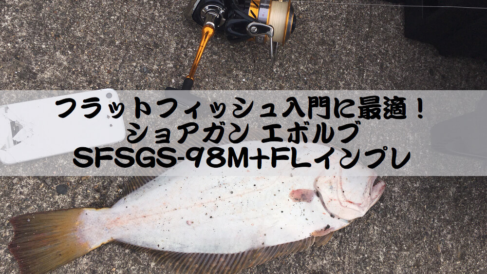 フラットフィッシュ入門に最適！ショアガン エボルブ SFSGS-98M+FL