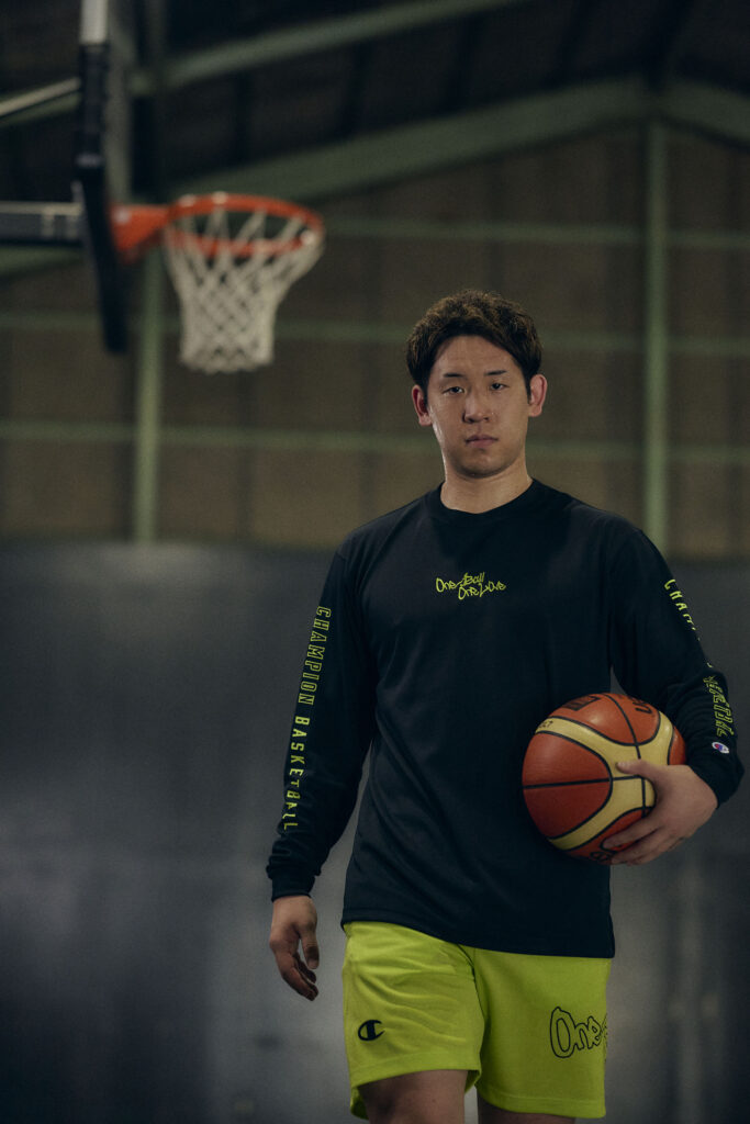 広島ドラゴンフライズのPG上澤俊喜が語る、チャンピオン 新作