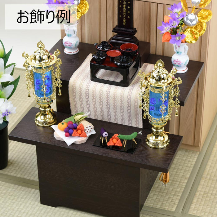 霊前灯 バブル灯 7号 ブルー対 | お仏壇のはせがわ公式通販