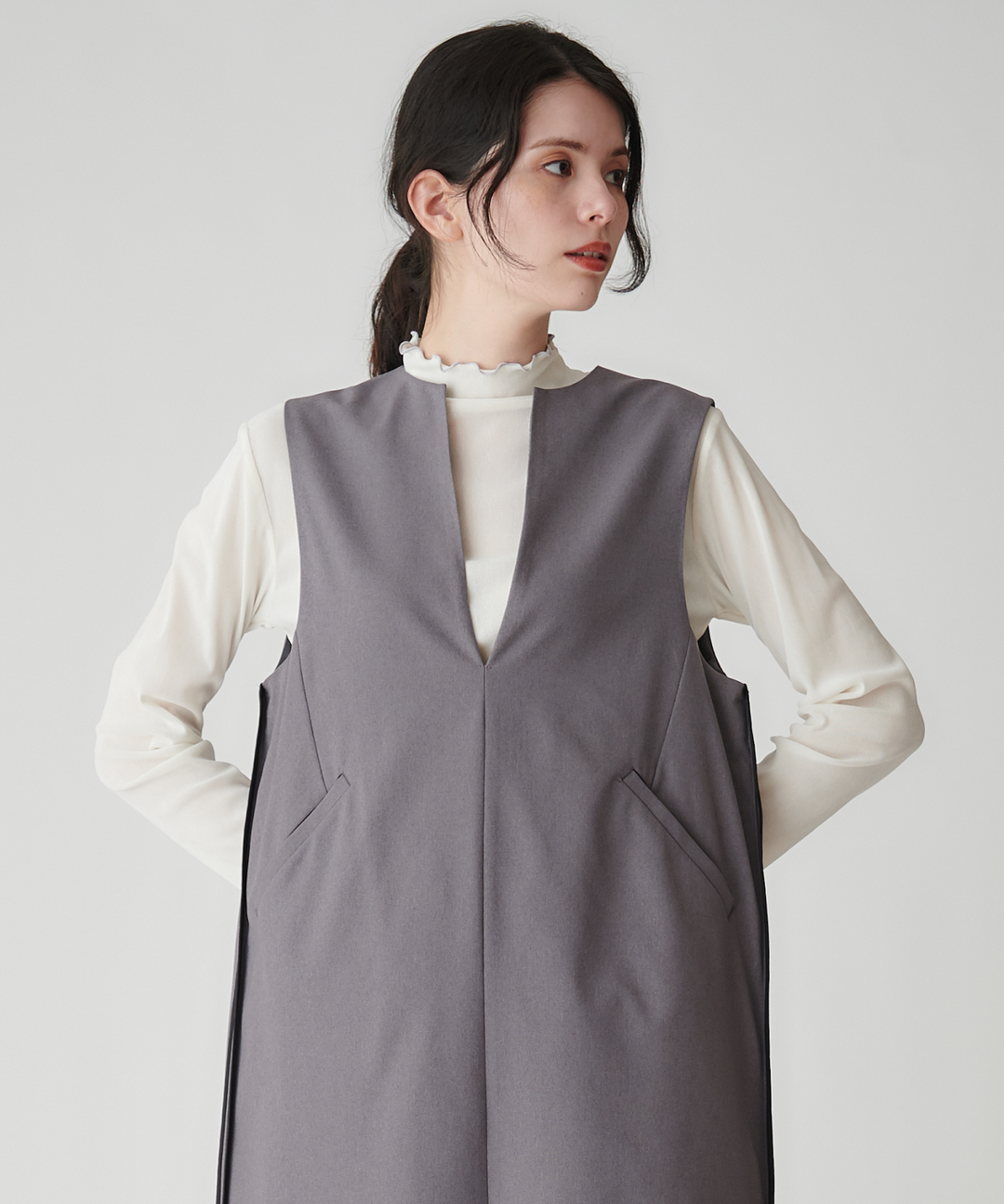 ベロアハイネックトップス – FACE SANS FARD