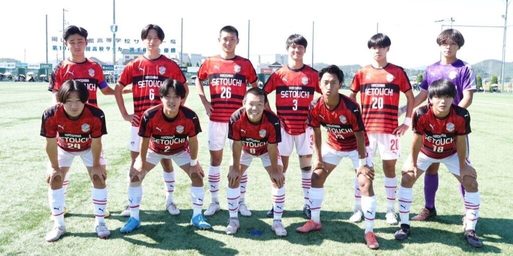 瀬戸内高校サッカー部 PUMA 赤 ピステ Mサイズ 瀬戸内高校サッカー部