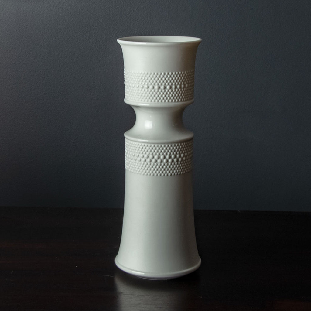 Tapio Wirkkala for Rosenthal porcelain vase with matte white glaze
