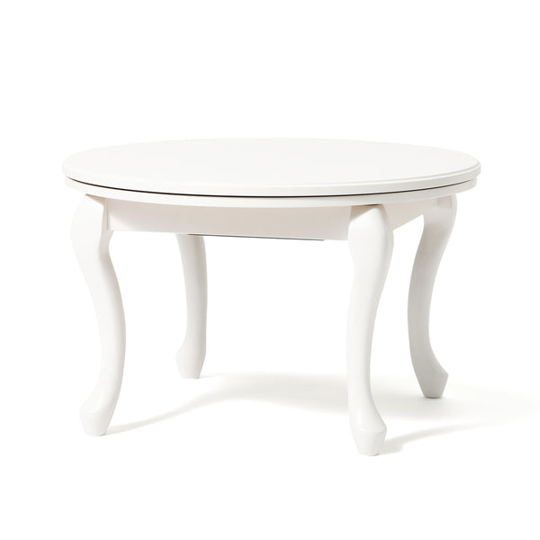 EC限定】シャトン こたつテーブル ラウンド ホワイト φ650