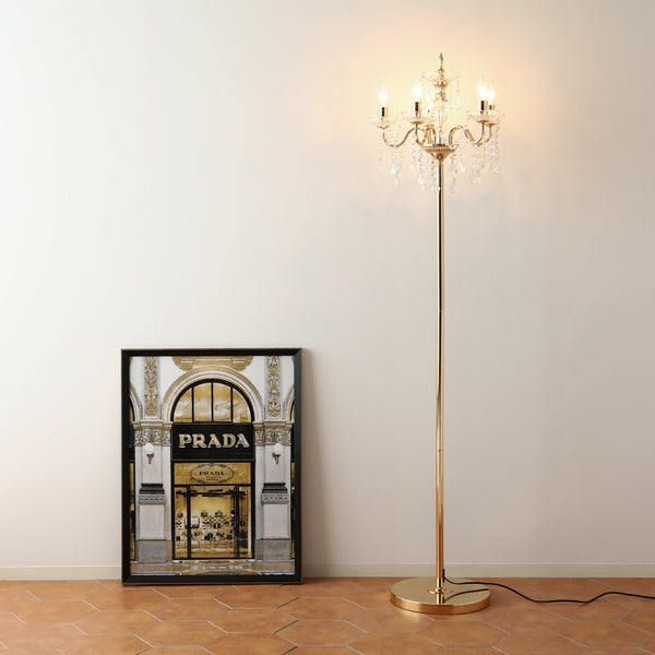 アントイン フロアシャンデリア 5灯 ゴールド | Francfranc（フラン