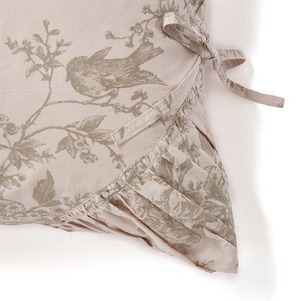 ギャザーリボン まくらカバー 700×500 ベージュ | Francfranc（フラン
