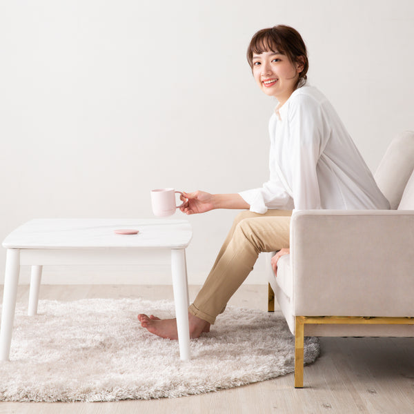 EC限定】モスコ こたつテーブル L 1050×700 マーブル | Francfranc