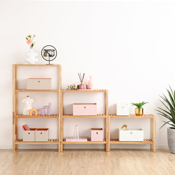 ミン シェルフ ワイド S ナチュラル（W650xH845） | Francfranc