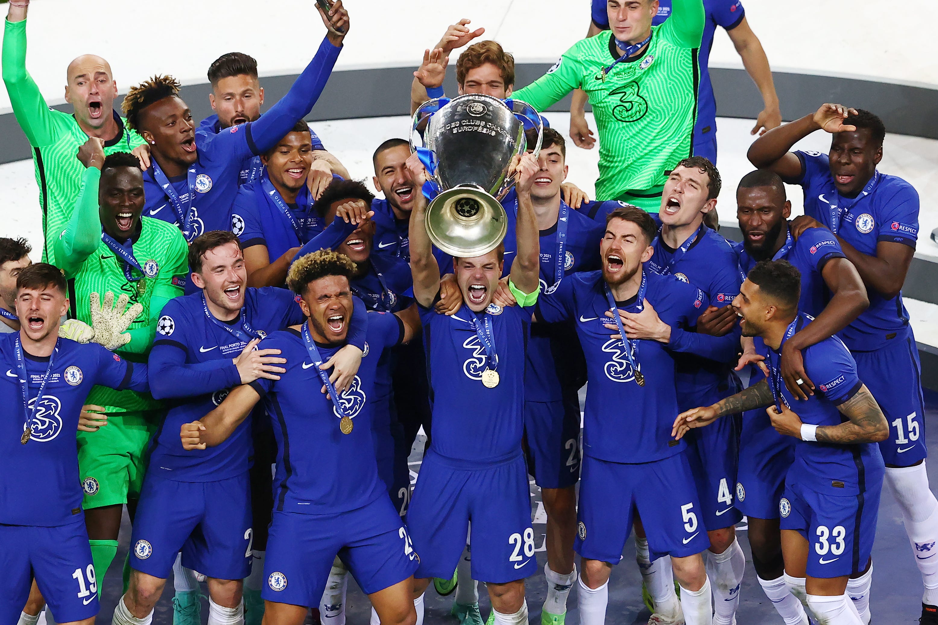 16 incredible photos from Chelsea's 2021 Champions League victory