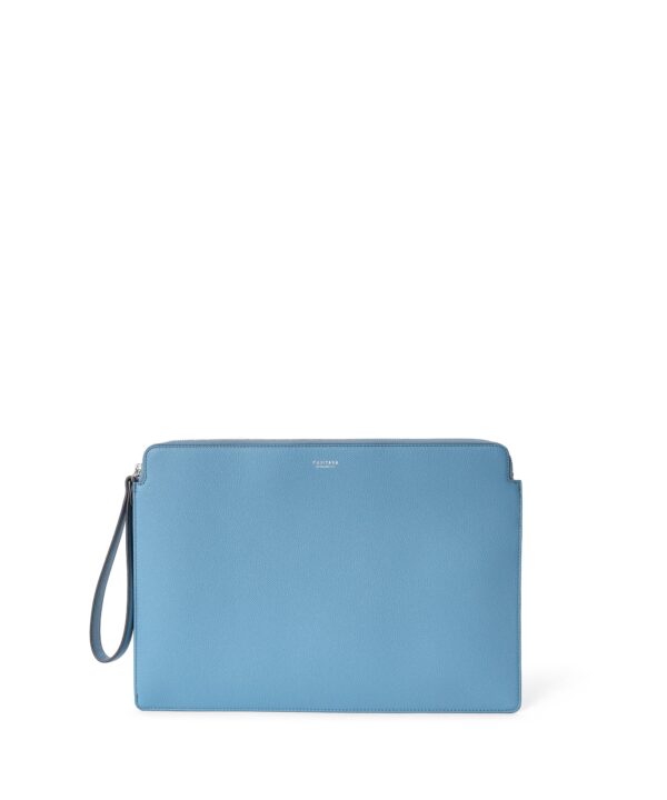 Leather clutch bag A4 / FUJITAKA official / Genuine leather