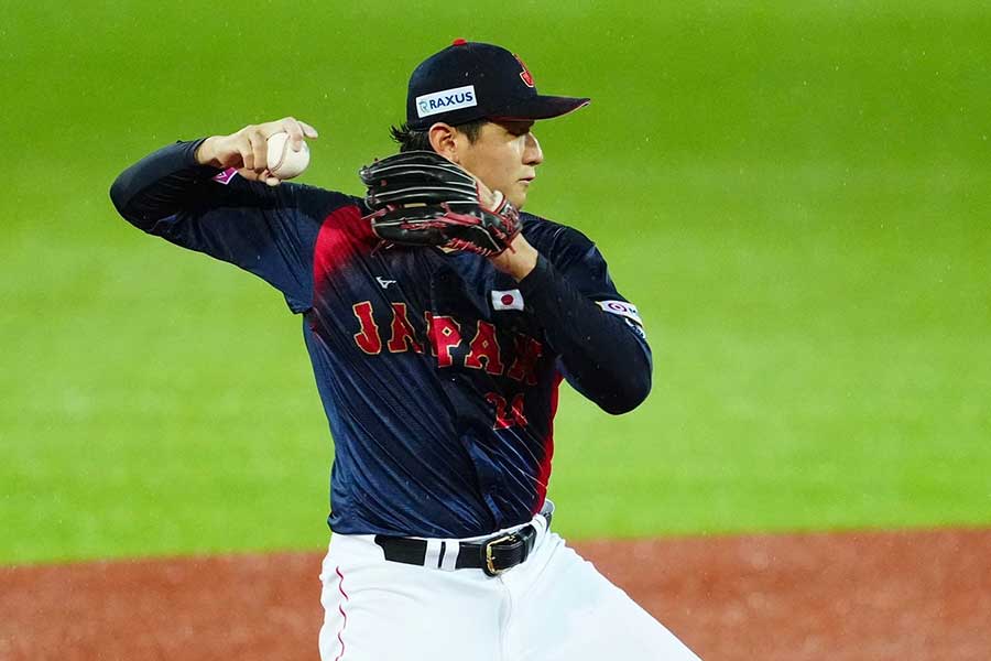 侍22歳が「世界にバレた」 高速美技→爆肩にX衝撃「これをアウトに