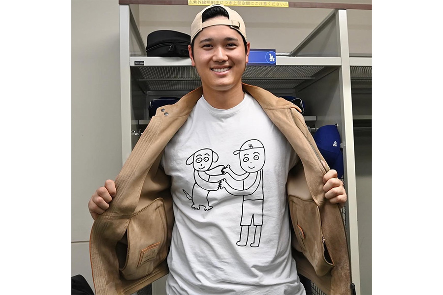 大谷翔平が着用した衝撃Tシャツ「絶対売れる」 