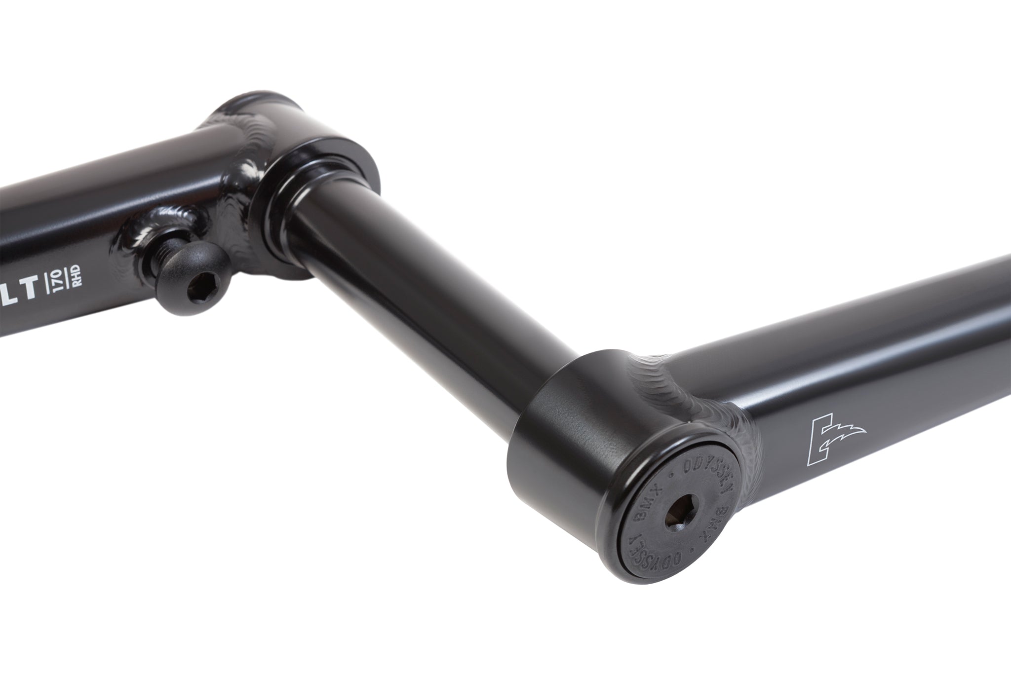 Odyssey Thunderbolt BMX Cranks (Rustproof Black) | Full Factory