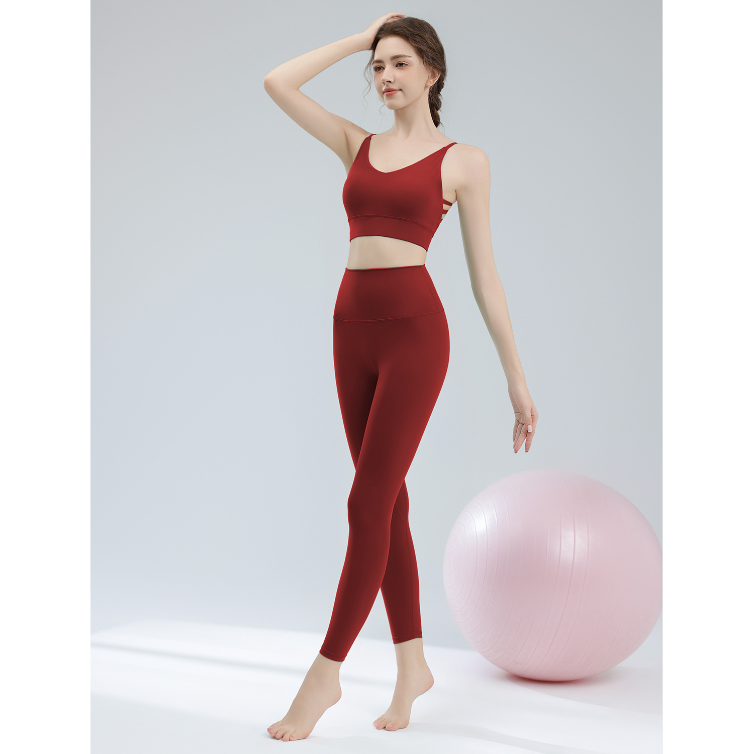 ヨガウェア エレガントシルエット ヨガセットアップ セットアップ