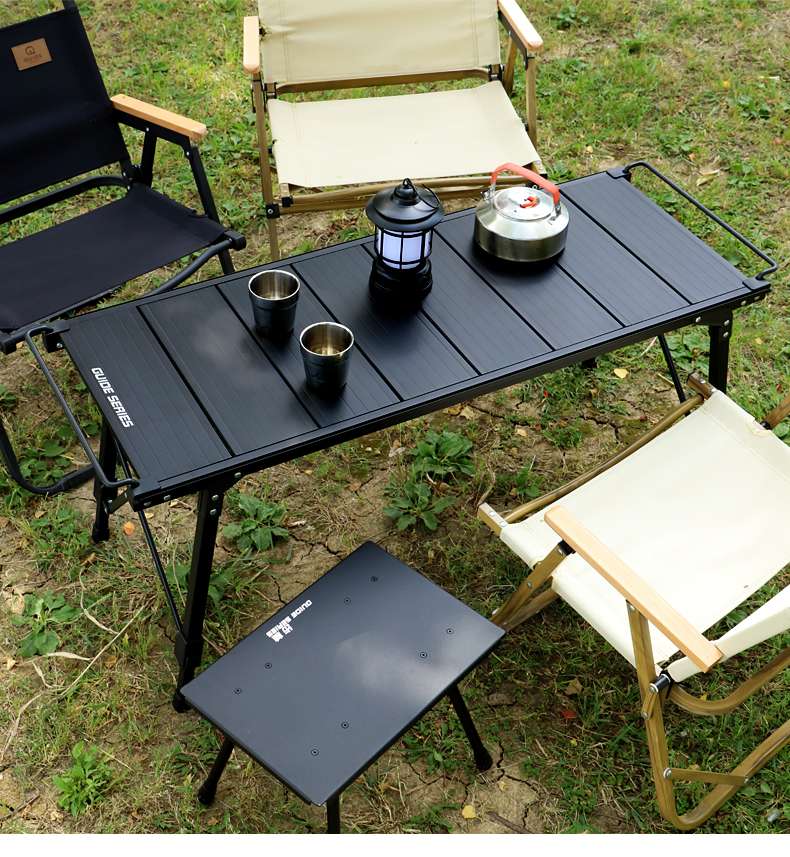アルミ製折りたたみソロキャンプテーブルセット 折りたたみ|アウトドア
