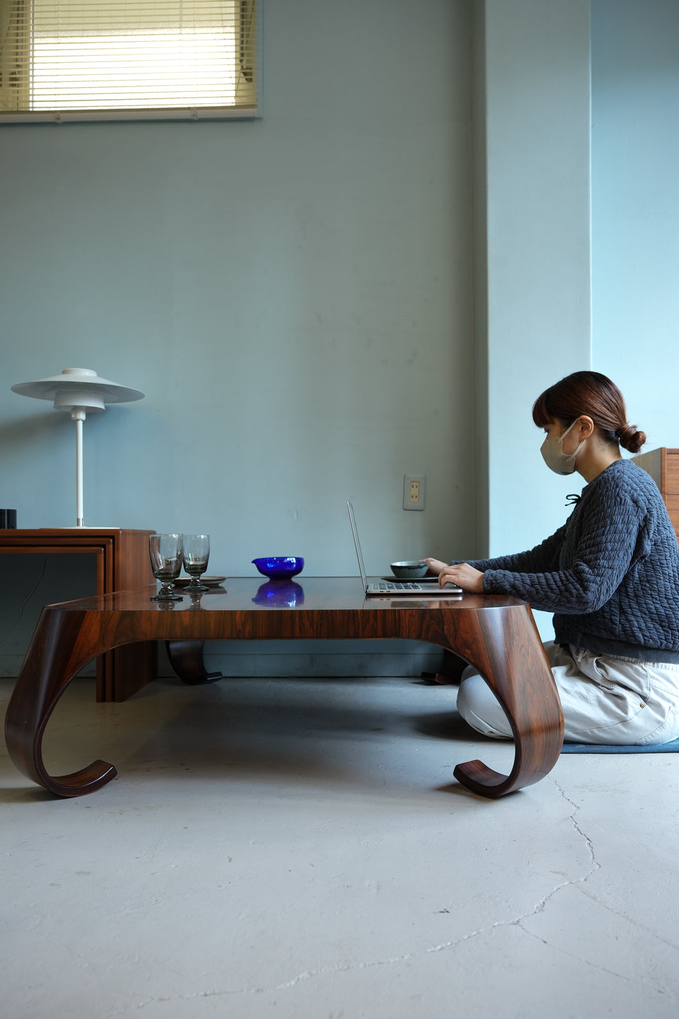 天童木工 座卓 剣持勇 ローズウッド ジャパニーズモダン/Japanese