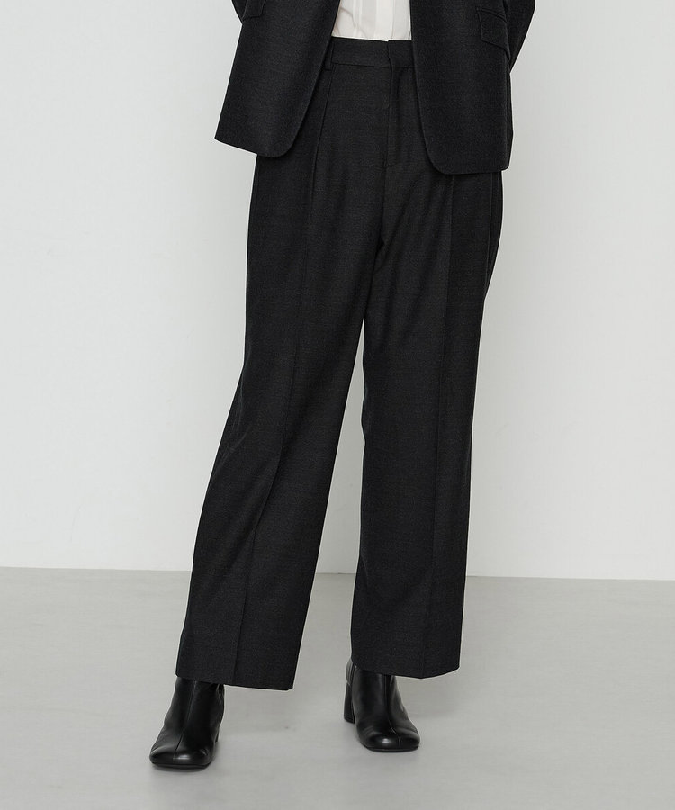 TALLサイズ 〕 【セットアップ対応】トリアセウールフラノ ワイド