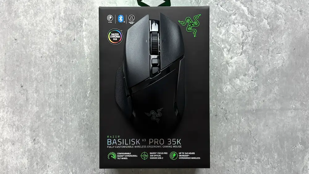 Razer Basilisk V3 Pro 35Kを徹底レビュー｜チルトホイール搭載の機能