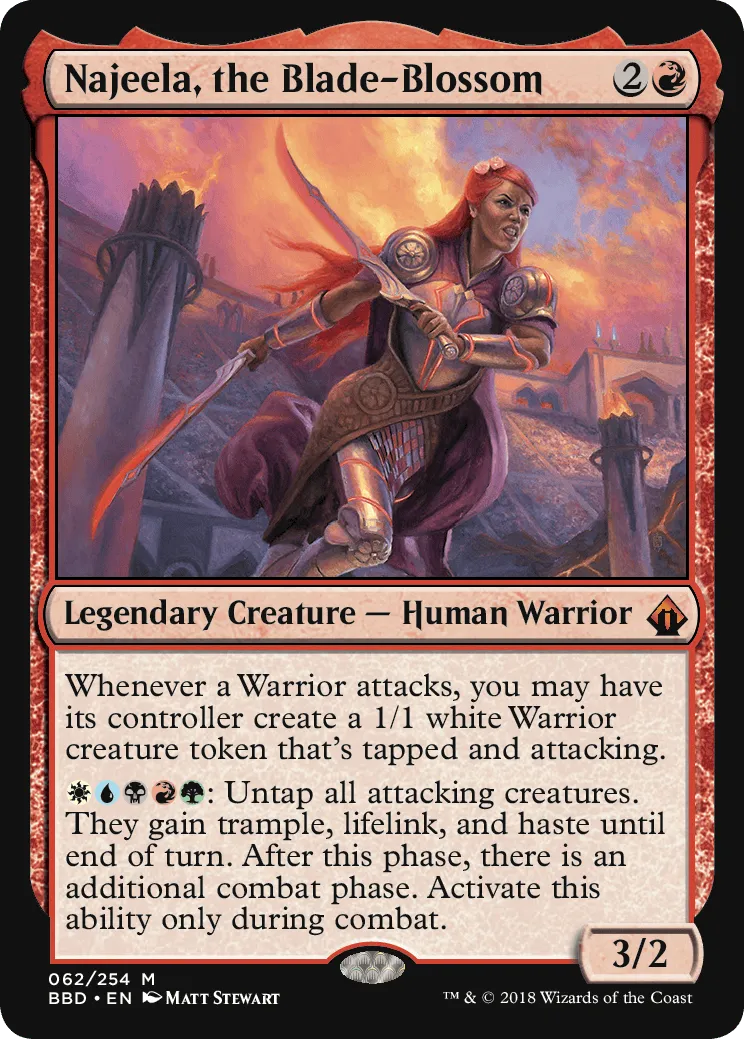 Cloud Strife (Najeela, the Blade-Blossom) MTG - FINAL FANTASY