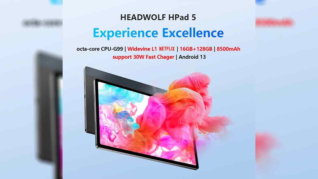 HEADWOLF HPad 5のスペック・対応バンドまとめ！Helio G99搭載