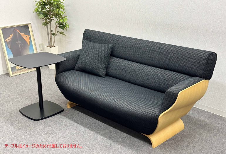 FUJI FURNITURE□Tapio/タピオ ワイド2Pソファ ネイビー系