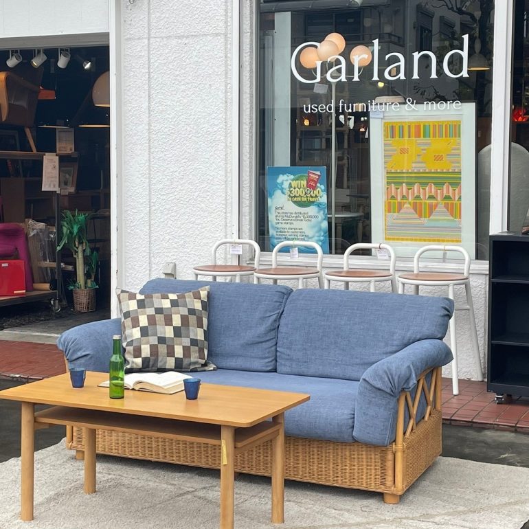 カサブランカ CASABLANCA 2Pソファ 二人掛け ラブソファ ラタン 籐家具