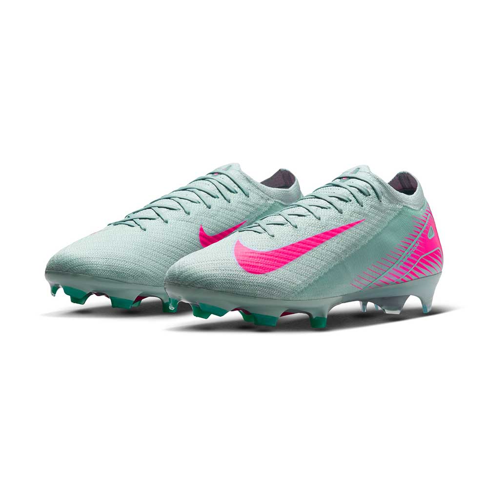 All Gender Zoom Vapor 16 Elite FG Soccer Cleat - Ocean Cube/Pink