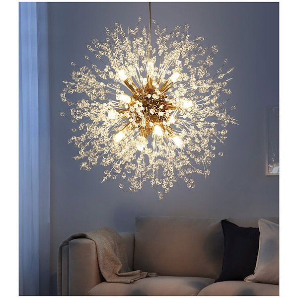 Qoo10] シャンデリア 花火 クリスタルシャンデリ