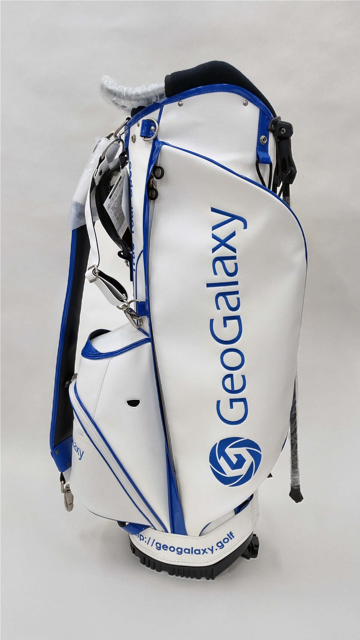 GeoGalaxy ツアースタンドキャディバッグ ヘッドカバーセット ホワイト