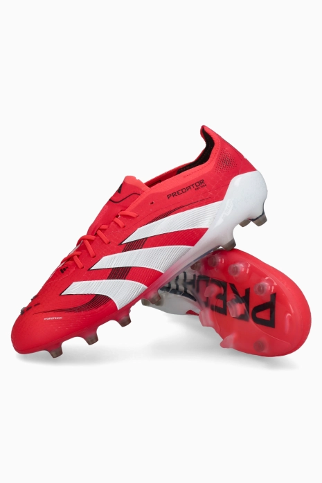 Krampon adidas Predator Elite AG - Kırmızı | Futbol ayakkabıları