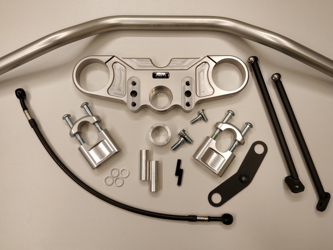 ABM Superbike Lenker-Kit Kawasaki ZX-9 R (ZX900B) | 93-97 | silber
