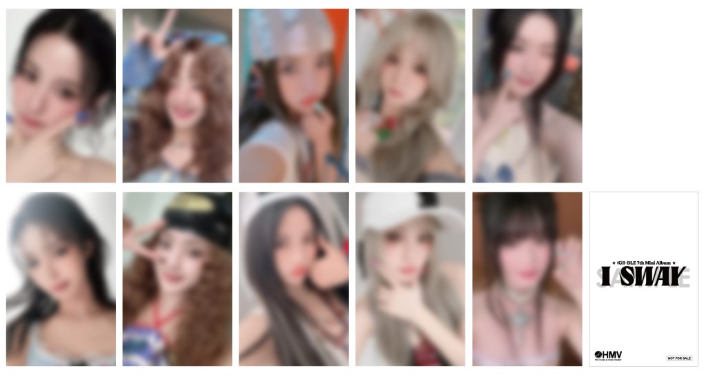G)I-DLE 7th Mini Album『I SWAY』HMV限定特典が決定！HMVにて限定特典