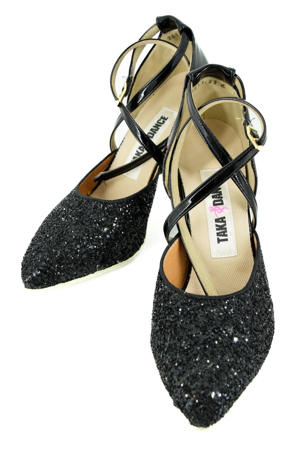 7cmヒール】レディース パーティー（兼用）シューズ 203 ブラック 社交